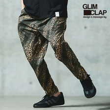 GLIMCLAP Leopard & handwriting pattern easy pants 18-052-GLS-CF画像