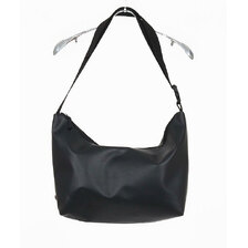 GLIMCLAP Synthetic leather wide size half moon bag 18-037-GLS-CF画像