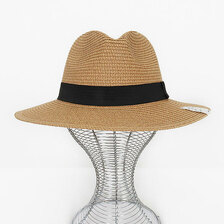 GLIMCLAP Wide brim straw hat 18-040-GLS-CF画像