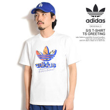 adidas S/S T-SHIRT TS GREETING KQR35画像