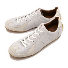 REPRODUCTION OF FOUND GERMAN MILITARY TRAINER WHITE-SUEDE 1749S画像