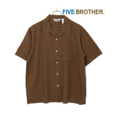 FIVE BROTHER LINEN RAYON ONE-OP S/S SHIRTS 152520画像