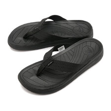 MALIBU SANDALS SURFRIDER BLACK/BLACK POLYESTER MS080001画像