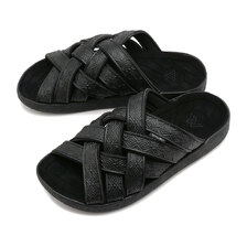 MALIBU SANDALS ZUMA LX CARVING BLACK/BLACK MS026001画像