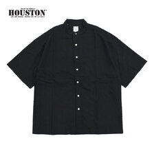 HOUSTON 41136 OXFORD S/S BAND COLLAR SHIRT画像