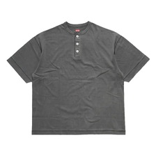 Healthknit U.S.A.コットン ヘンリーネック半袖Tシャツ サルファー染め HR25S-M104画像