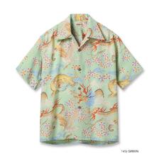 SUN SURF Lot No. SS39414 / RAYON HAWAIIAN SHIRT &ldquo;THE TRIANGULAR FIGHT&rdquo;画像
