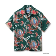 SUN SURF Lot No. SS39417 / RAYON HAWAIIAN SHIRT &ldquo;BUG EYED FISH&rdquo;画像