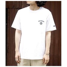 Scye 30/2 Cotton Jersey Monogram Logo T-Shirt 5725-21700画像