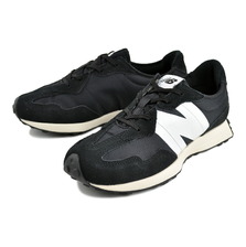 new balance GS327GS BLACK WHITE画像