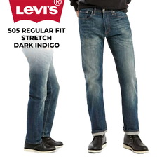 Levi's 505 REGULAR FIT STRETCH MEDIUM WASH 005051064画像