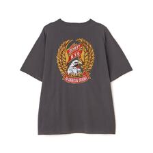 Schott T-SHIRT "EAGLE AND RIBBON EMB" 7824134004画像