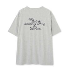 Schott T-SHIRT YOU CANT DO BUSINESS ON YOUR ASS 7825134024画像