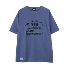Schott PIGMENT T-SHIRT TIME TESTED OVER FOUR GENERATIONS 7825134026画像