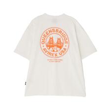 AVIREX CIRCLE LOGO T-SHIRT "QUEENS BRIDGE" 7835134031画像