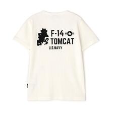 AVIREX WAFFLE VNECK T-SHIRT "TOMCAT" 7835134073画像