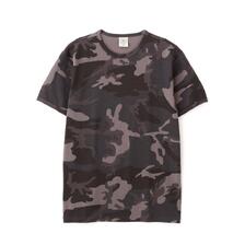 AVIREX DAILY RIB SHORT SLEEVE CREW NECK T-SHIRT CAMOUFLAGE 7835934016画像
