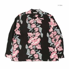 SUN SURF STORE LIMITED L/S RAYON HAWAIIAN SHIRT - ISLAND FLOWER CHAIN - SS39425LS画像