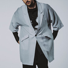 NO ID. BLACK ハーフスリーブロングJKT 456006-242J画像