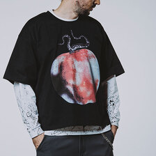 NO ID. PARADISE LOSTプリントBIG-T 856006-233T画像