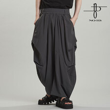 NO ID. BLACK チェンジングギャザードレープトラウザーズ 456006-246P画像