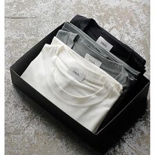 Intch. "T-box" Albini 32G Cotton T-shirs 3pack T-BOX画像