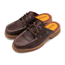 Timberland Noreen 3 eye Mule BURGUNDY-FULL-GRAIN A4198-EIW画像