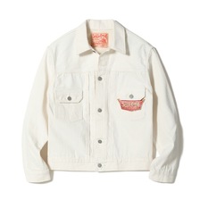 SUGAR CANE Lot No. SC15720 / 13oz. WHITE DENIM JACKET 1953 MODEL画像
