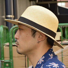 HIGHER バクワイドブリムラウンドハット HO25001画像