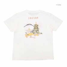 TAILOR TOYO SUKA T-SHIRT EMBROIDERED - LANDCCAPE - TT79589画像
