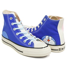 CONVERSE ALL STAR AGED FP HI / DORAEMON BLUE / WHITE / PINK 31315000画像