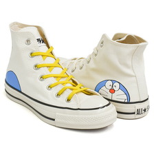 CONVERSE ALL STAR AGED FP HI / DORAEMON OFF WHITE 31315001画像