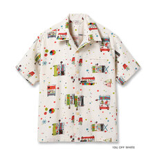 STAR OF HOLLYWOOD Lot No. SH39497 / DOBBY COTTON OPEN SHIRT &ldquo;STREET STALL&rdquo;画像