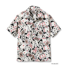 STAR OF HOLLYWOOD Lot No. SH39496 / TYPEWRITER COTTON OPEN SHIRT &ldquo;PLAYING CARDS&rdquo;画像