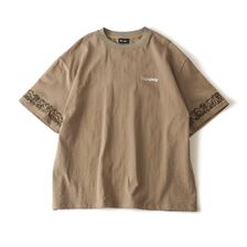 Subciety Embroidery paisley tee 105-40874画像
