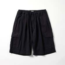 GOLD COTTON / SILK DUCK EASY CARGO SHORTS GL52511画像