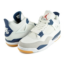 NIKE SB AIR JORDAN 4 RETRO SP summit wht/wht-navy DR5415-100画像