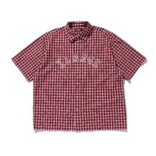 X-LARGE PATCH LOGO PLAID S/S SHIRT 101252014004画像