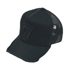 YOSHINORI KOTAKE 7 LOGO ENAMEL MESH CAP BLACK画像