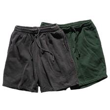 Los Angeles Apparel 14oz Heavy Fleece Mid Short Garment Dye HF02GD画像