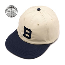 COOPERSTOWN BALL CAP BIRMINGHAM BARONS 1952 STONE/NAVY BIRC52画像