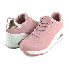 SKECHERS UNO WEDGE-HI STEPS ROSE 177520-ROS画像