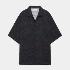 marka OPEN COLLAR S/S SHIRT - LINEN TROPICAL - M25B-01SH02B画像