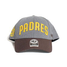 '47 Brand Padres Granite Script '47 MVP Charcoal &times; Brown GRNSC21ETP画像