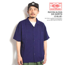 BIG MIKE RAYON ALOHA S/S SHIRTS 102525540画像