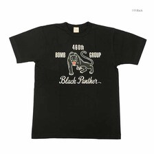 Buzz Rickson's GOVERNMENT ISSUE T-SHIRT - 460th BOMB.SQ. Black Panther - BR79575画像