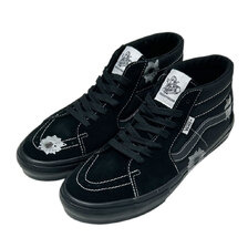 Supreme VANS 25SS Nate Lowman Skate Grosso Mid BLACK画像