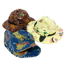 SUN SURF Lot No. SS02846 / DOBBY COTTON HAT &ldquo;OCEAN ACTIVITIES&rdquo; by 柳原良平 with MOOKIE画像