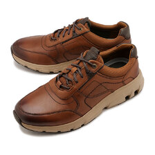 ROCKPORT REBOUNDX UBAL NEW-BROWN-LEA TAN-HAVANE CJ3055画像