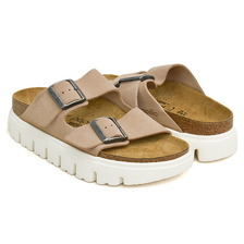 BIRKENSTOCK ARIZONA CHUNKY WARM SAND / SUEDE LEATHER 1024950画像